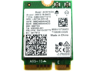 5W10V25775 HP WLAN 11ax 2x2 INT AX201NGW 2230 vPRO