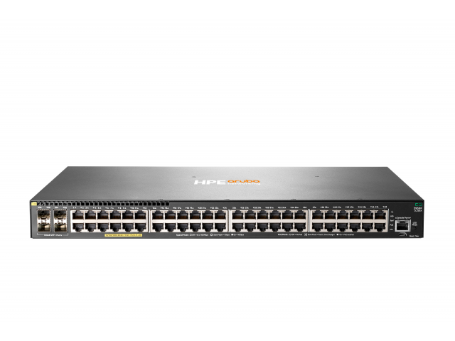 JL256A HPE Aruba Networking 2930F 48G PoE+ 4SFP+ Switch