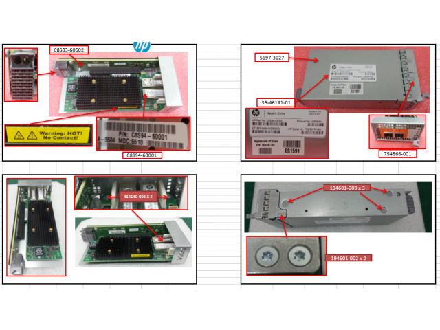 HPE C8S94A network switch module 10 Gigabit Ethernet