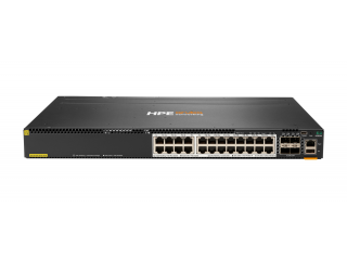 JL660A HPE Aruba Networking CX 6300M 24P Cl6 PoE 4P SFP56 Switch Managed L3