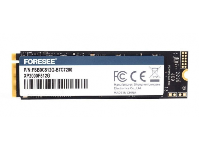 FORESEE 512GB M.2 2280 NVMe PCIe4x4 SSD