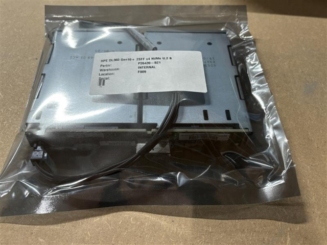 P26439-B21 HPE DL360 Gen10 Plus 2SFF x4 NVMe 16G U.2 BC Drive Cage Kit
