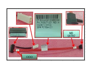 HPE P06681-B21 DL20 GEN10 LFF ODD CABLE KIT