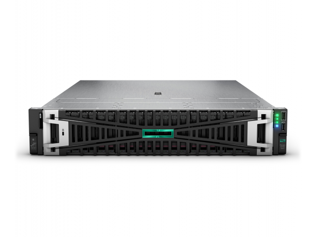 HPE ProLiant DL345 Gen11 9124 3.0GHz 16-core 1P 32GB-R MR408i-o 8LFF 1000W PS EU server Rack (2U) AMD EPYC 3 GHz DDR5-SDRAM