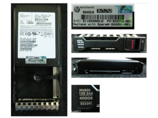 834291-001 HPE SPS-DRV 400GB SAS 12G Mixed Use SFF 2.5in SSD - SV3000
