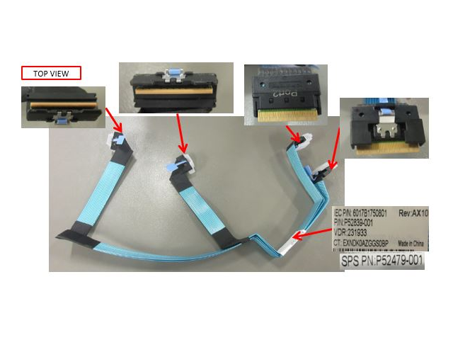P52479-001 HPE SPS-CBL,signal Bundle 1 20SFF - Alletra 4110