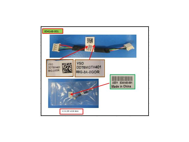 838875-001 HPE SPS-CA,Cable (FPGA/QSFP-USB Maintenance)