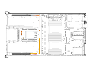 P60664-001 HPE SPS-GPU Riser PWR Cable 2,GPU Riser/SWB