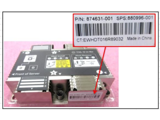 880996-001 SPS-HS,Heatsink CPU Front 26F, Apollo 4510 G10