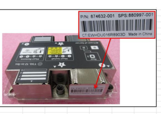 880997-001 SPS-HS,Heatsink CPU Rear 53F, Apollo 4510 G10