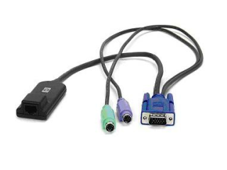HPE KVM CAT5 1-pack PS/2 Interface Adapter toetsenbord-video-muis (kvm) kabel