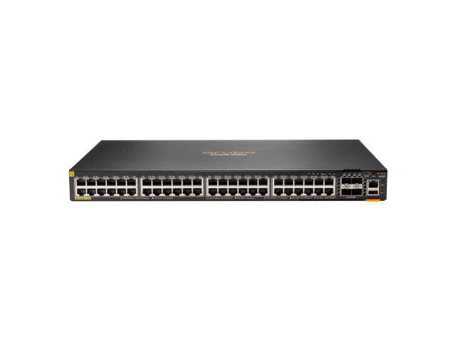HPE Aruba Networking CX 6200F 48G Class-4 PoE 4SFP+ 740W Managed L3 Gigabit Ethernet (10/100/1000) Power over Ethernet (PoE) 1U