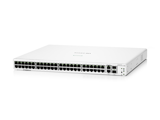 HPE Aruba Networking Aruba Instant On 1960 48G 2XGT 2SFP+ Managed L2+ Gigabit Ethernet (10/100/1000) 1U White
