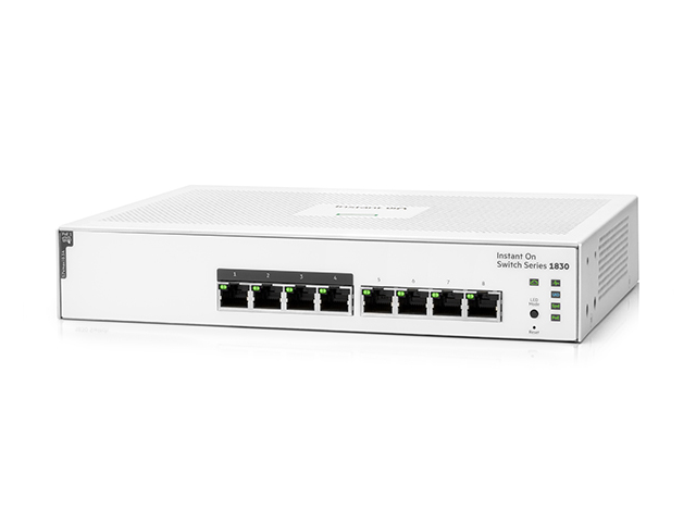 HPE Aruba Networking Aruba Instant On 1830 8G 4p Class4 PoE 65W Managed L2 Gigabit Ethernet (10/100/1000) Power over Ethernet (P