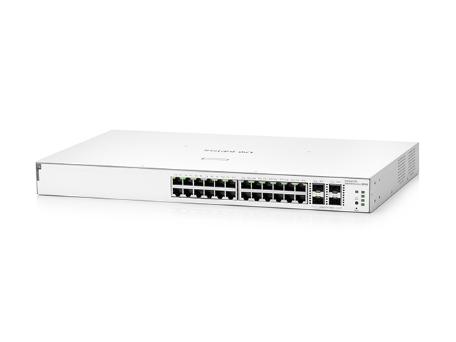 HPE Aruba Networking Aruba Instant On 1930 24G Class4 PoE 4SFP/SFP+ 195W Managed L2/L3/L4 Gigabit Ethernet (10/100/1000) Power o